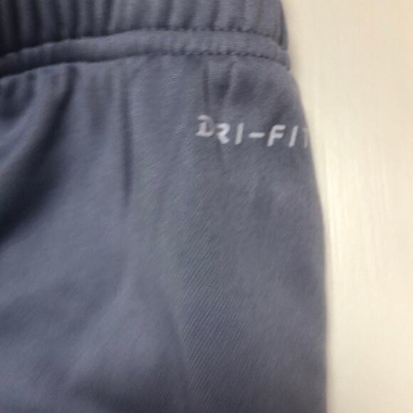 Nike Girls Dri-Fit Two Color Just Do it Logo Ashen Slate Sweatpants Sz 6 - Picture 6 of 8